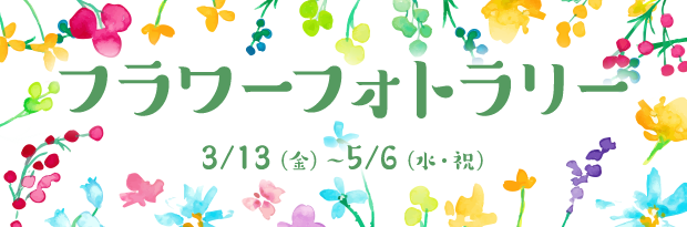 フラワーフォトラリー 3/13（金）～5/6（水・祝）