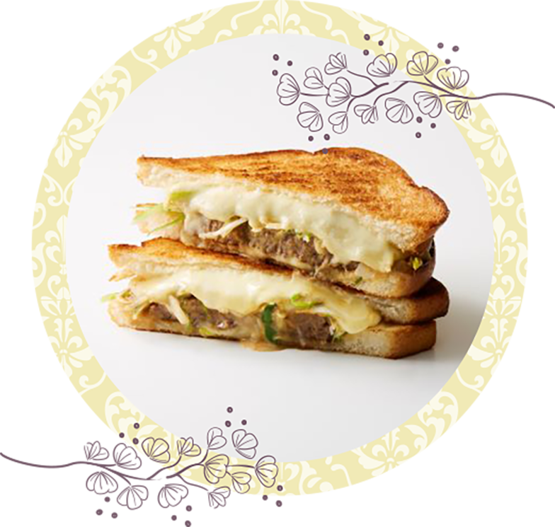 深谷ねぎ味噌バーガーメルト