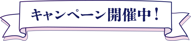 キャンペーン開催中！
