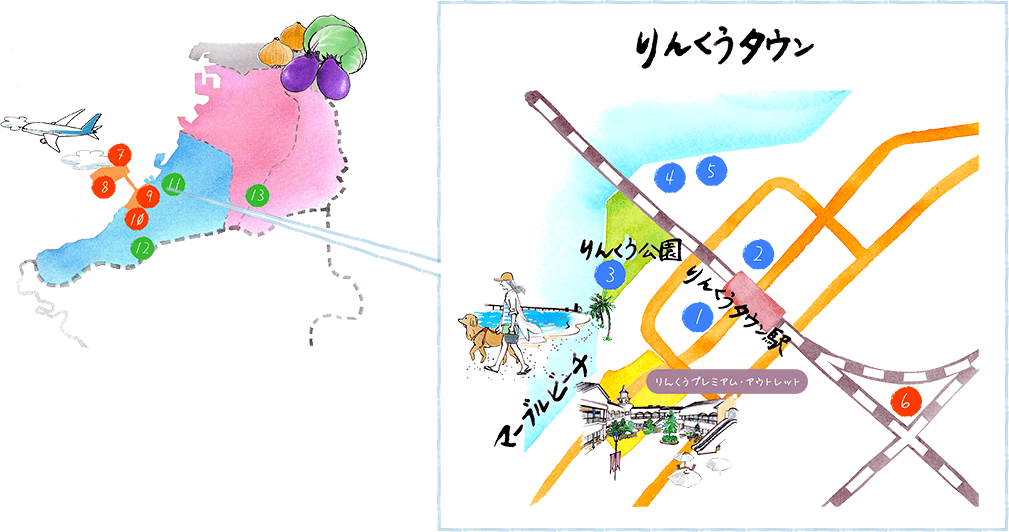 りんくうタウン