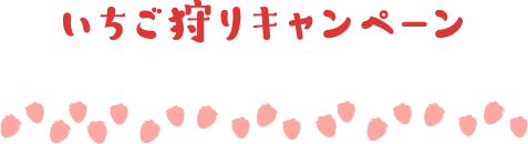 いちご狩りキャンペーン