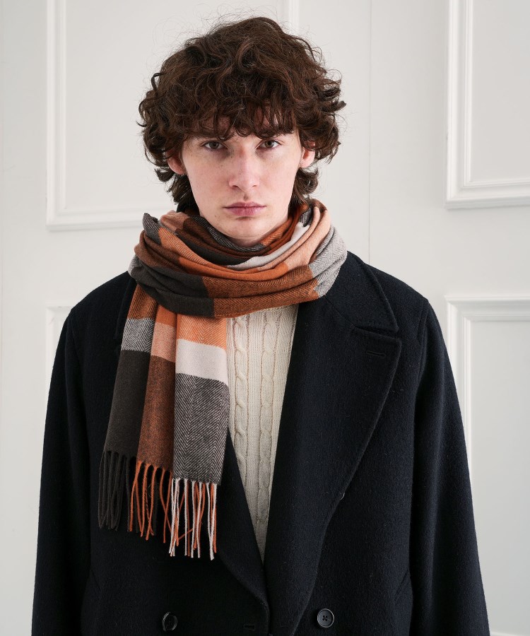  ☆ CHECK SCARF♡ check scarf | kaoyorinakami