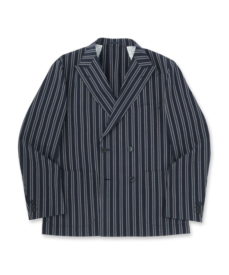 BOWLER HAT LABEL】サッカーストライプ ダブルジャケット - Stock