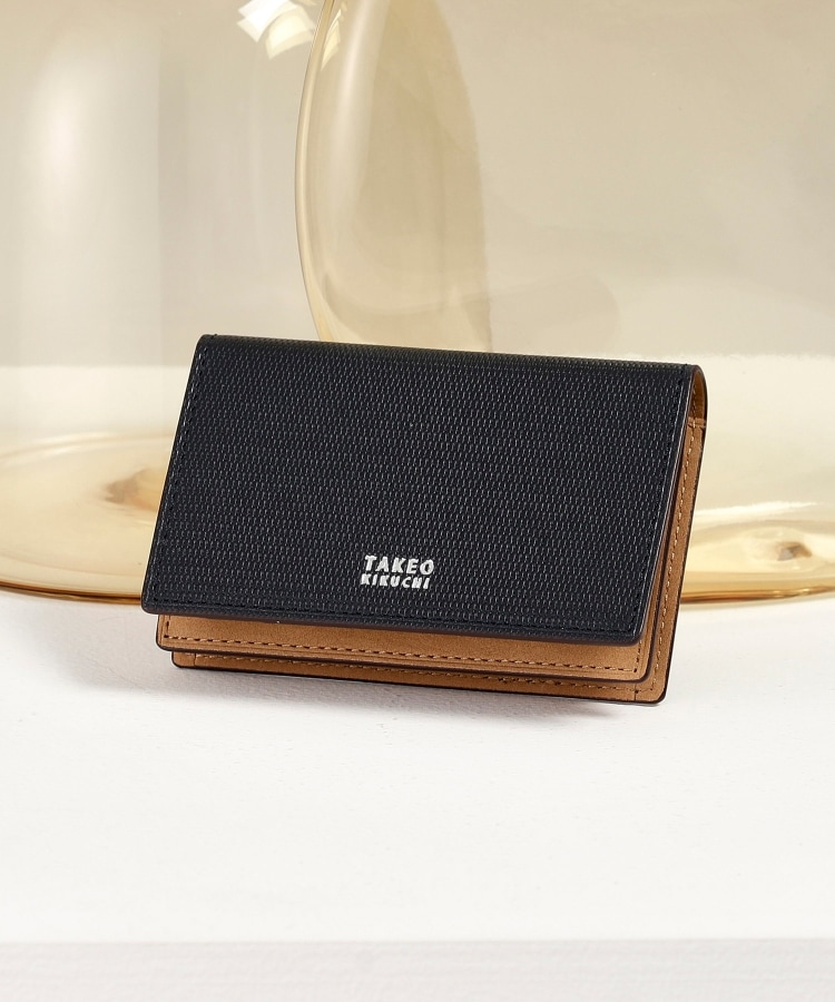 ソフト＆ナチュラル】ミニメッシュ レザー 名刺入れ - Stock Finder